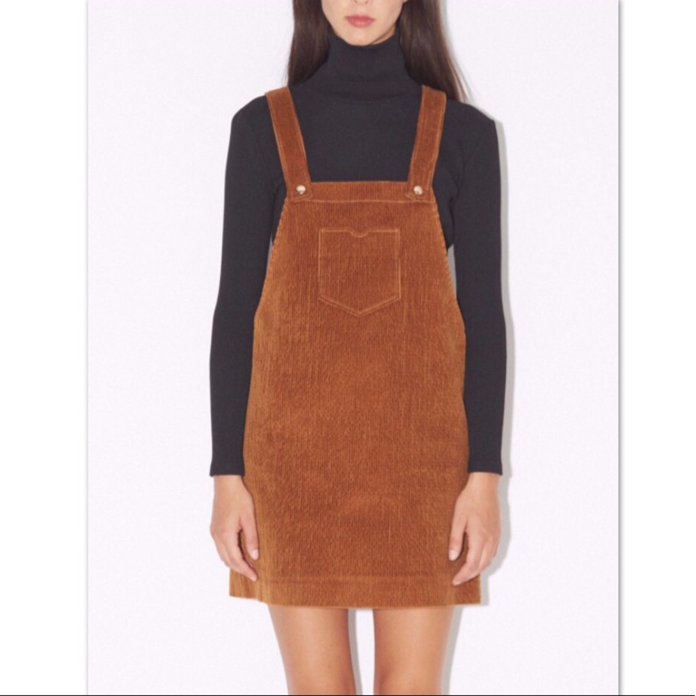 Nanushka Pampas Corduroy Dungaree Dress XS